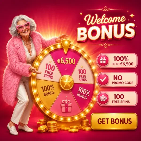 Oudere vrouw onthult gloeiend prijzenwiel bij Welkomstbonus en Gokkastbijdrage Mechanismen gokkasten