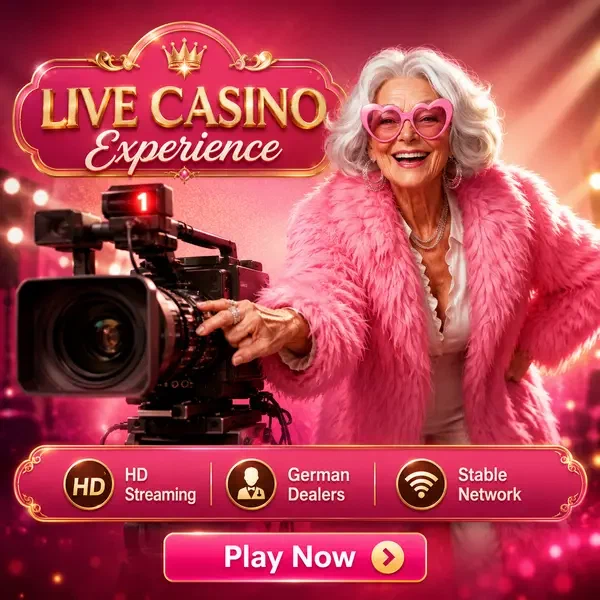 Vrolijke vrouw past live casino-camera aan bij HD Streaming Infrastructure and Studio Operations